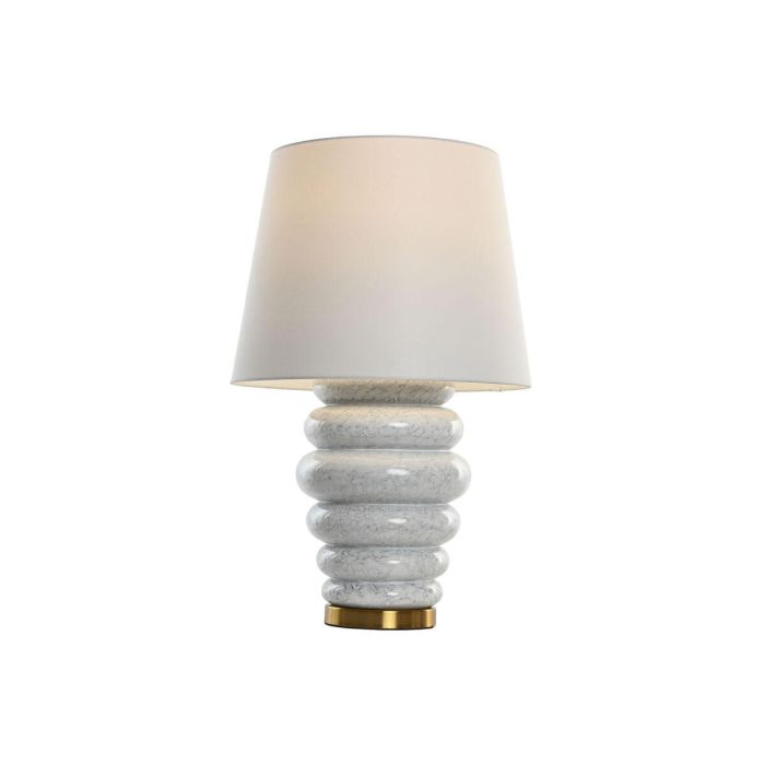 Lampara Sobremesa Glam DKD Home Decor Blanco Dorado 43 x 72 x 43 cm 5 Lampara Sobremesa Glam DKD Home Decor Blanco Dorado 43 x 72 x 43 cm 5