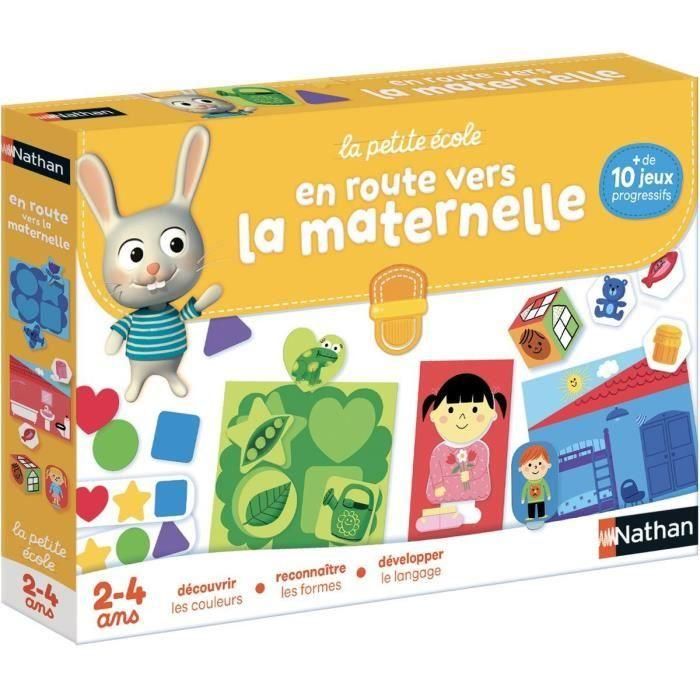 Nathan La Petite Ecole: Conjunto de Juegos Educativos para Niños +2 años. Preparación al Jardín de Infantes, Colores y Formas Nathan La Petite Ecole: Conjunto de Juegos Educativos para Niños +2 años. Preparación al Jardín de Infantes, Colores y Formas