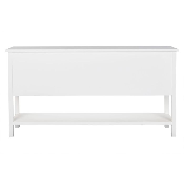 DKD Home Decor Buffet Tradicional Blanco Natural Madera Abeto y MDF 160 x 40 x 86 cm 8