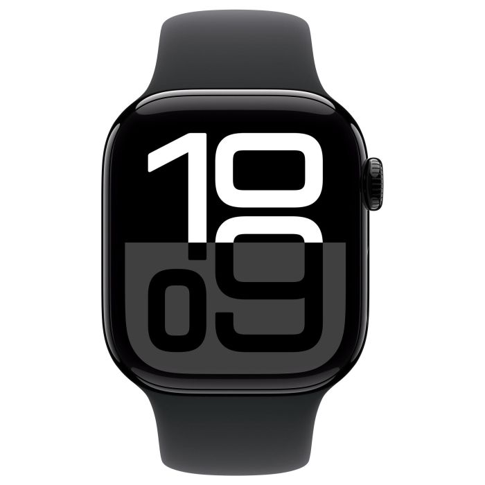 Apple Watch Series 10 GPS + Cellular 42mm Caja Aluminio Negro Jet con Correa Deporte Negra S/M