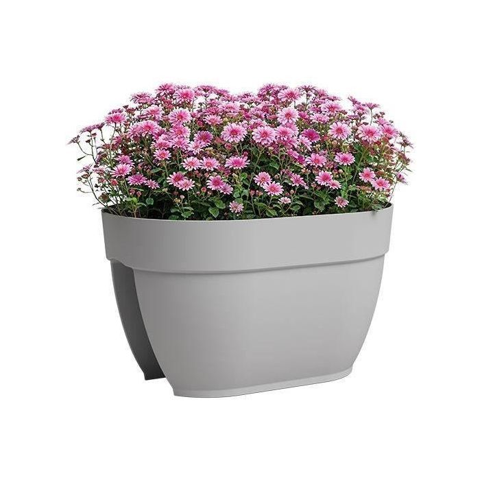 Jardinera - ARTEVASI - CAPRI CAMPANA - Balcón - 40 ma - Gris claro 1 Jardinera - ARTEVASI - CAPRI CAMPANA - Balcón - 40 ma - Gris claro 1