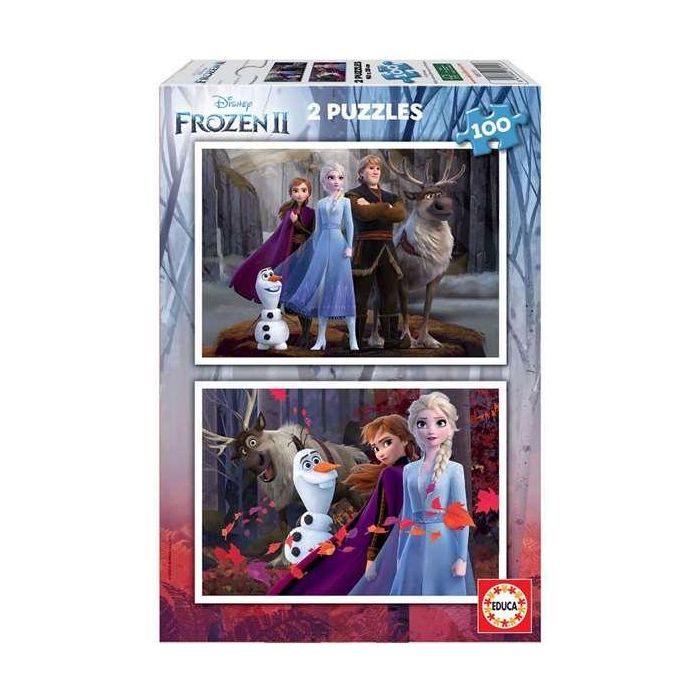 Set de 2 Puzzles Frozen Believe 40 x 28 cm 100 Piezas 3