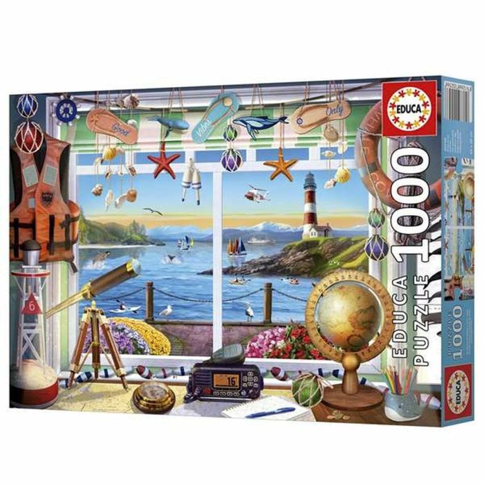 Puzzle 1000 piezas vida en el puerto Puzzle 1000 piezas vida en el puerto