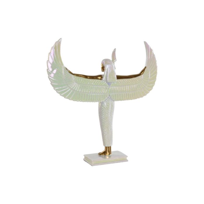 Figura Oriental DKD Home Decor Blanco Dorado 6.5 x 33.5 x 34 cm 1