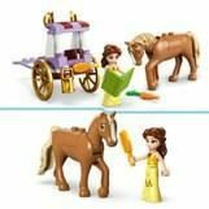 LEGO 43233 Disney Princess La Historia de Bella - El Carruaje, Juguete con Mini Muñeca Princesa, La Bella y la Bestia 3