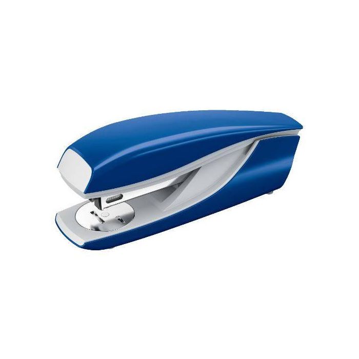 Petrus 635 Grapadora de sobremesa azul, capacidad 30 hojas, metálica para oficina