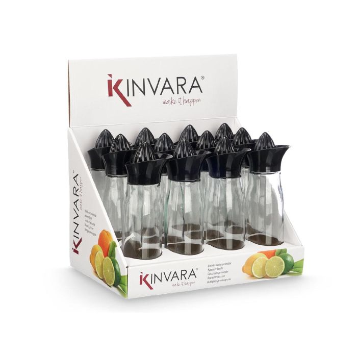 Botella Exprimidor Negra Kinvara 10X28CM (12 Unidades) 2 Botella Exprimidor Negra Kinvara 10X28CM (12 Unidades) 2
