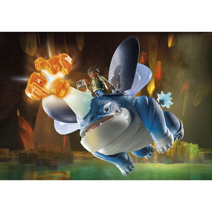 Playmobil Dragones: Nine Realms: Plowhorn & D'Angelo