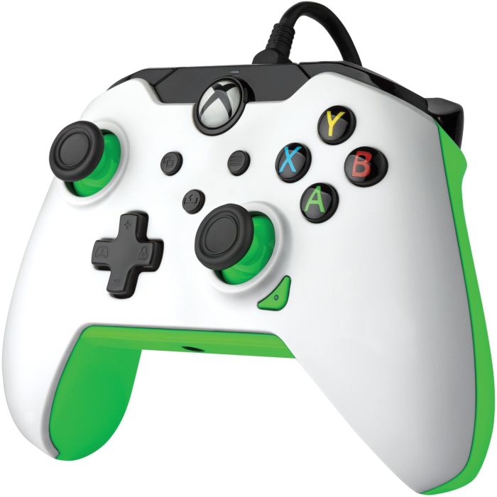 PDP Mando con cable Xbox Series X|S, Xbox One, PC - Blanco Neón - Gamepad Alámbrico USB para Windows 10/11 3