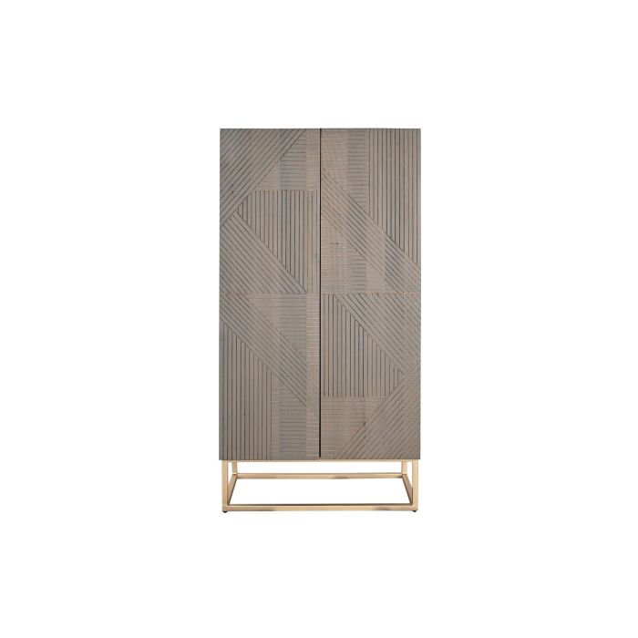 Armario DKD Home Decor 70 x 38 x 140 cm Dorado Madera Gris oscuro 7