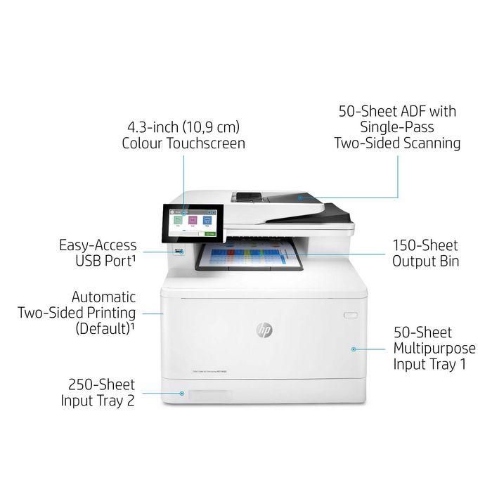 HP Color LaserJet Enterprise MFP M480f - Impresora Multifunción a Color