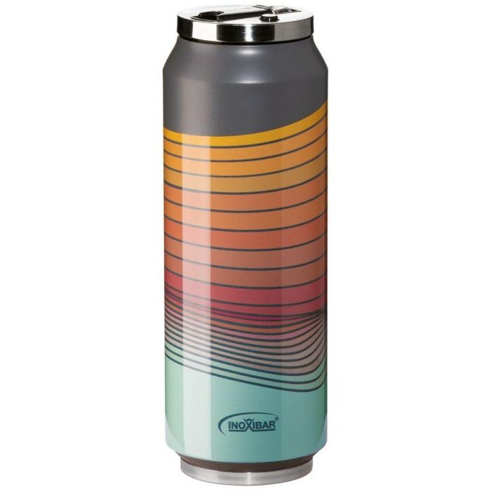 Termo de Viaje Inoxibar 61267 RED WAVES Rojo 700 ml Termo de Viaje Inoxibar 61267 RED WAVES Rojo 700 ml