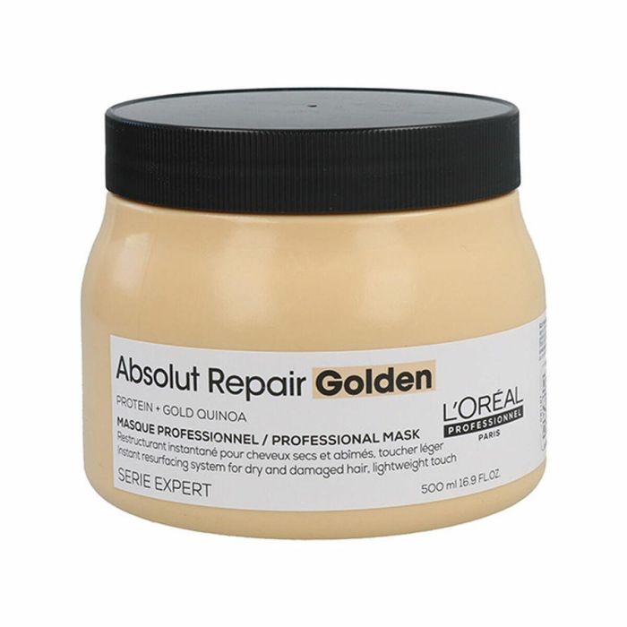 L'Oreal Mascarilla Absolut Repair Dorada 500ml Cabello Dañado Reparadora Fortalecedora Nuevo Formato