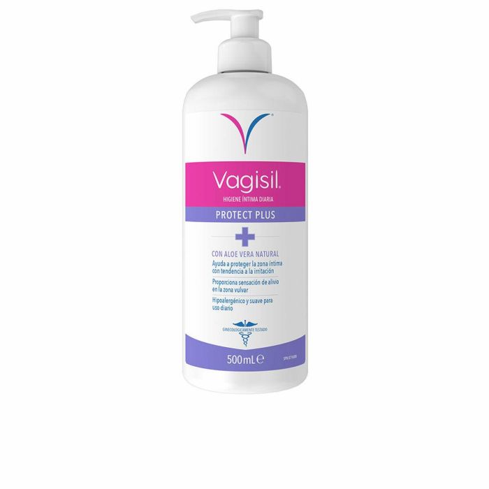 Vagisil PROTECT PLUS Limpiador Higiene Íntima Diaria Antibacteriano con Aceite de Neem y Árbol del Té para Mujer 500 ml Vagisil PROTECT PLUS Limpiador Higiene Íntima Diaria Antibacteriano con Aceite de Neem y Árbol del Té para Mujer 500 ml