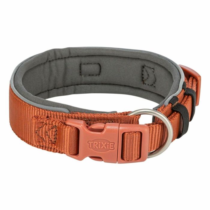 Collar para Perro Trixie Premium Naranja Grafito L/XL 53-62 cm