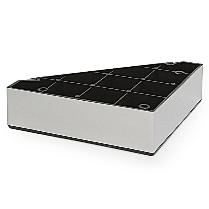 Q&Q Pata Escuadra Kade Plástico 120x120 H40 mm, Cromo Recubierta Lámina, para Sofás y Muebles