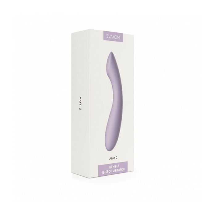 Vibrador clásico Svakom Azul Pastel Lila 8 Vibrador clásico Svakom Azul Pastel Lila 8