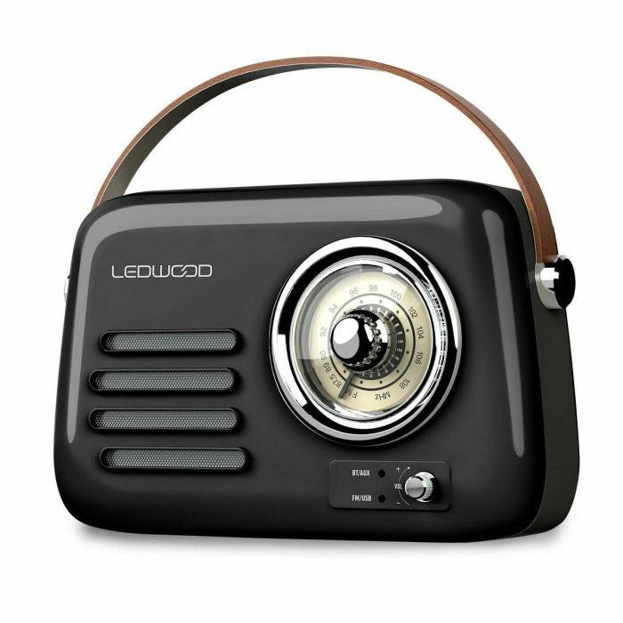 Radio Transistor Ledwood ALMA BLK Negro 30 W