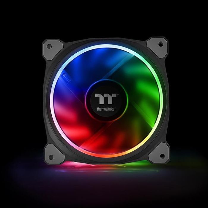 Thermaltake CL-F076-PL12SW-A Riing Plus Ventilador RGB 120mm Kit 3x Ventiladores para PC 7