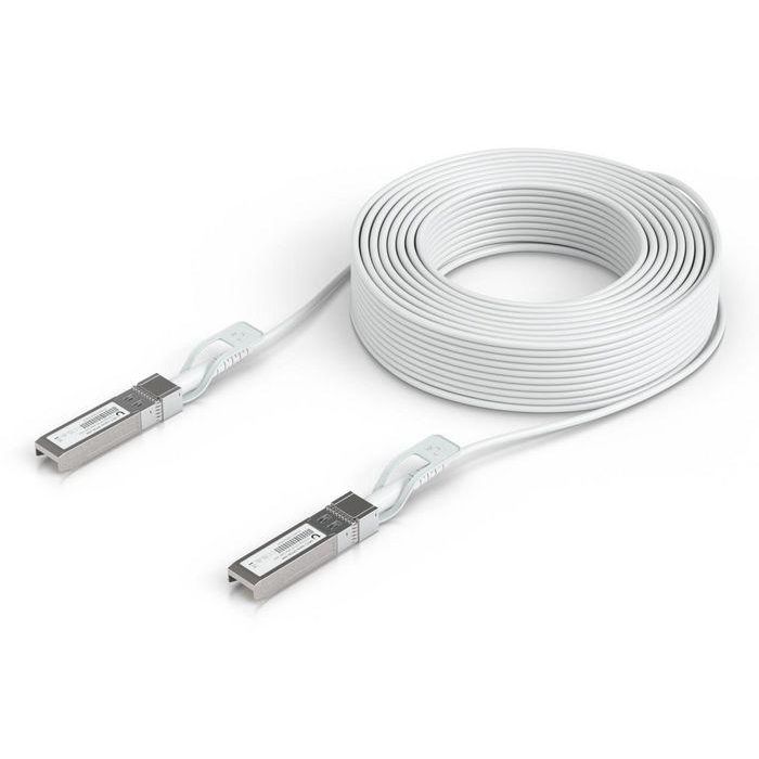 Ubiquiti Cable Uplink Direct Attach SFP28 a SFP28 para 1G/10G/25G SFP/SFP+/SFP28 UniFi PVC Blanco 30 metros Ubiquiti Cable Uplink Direct Attach SFP28 a SFP28 para 1G/10G/25G SFP/SFP+/SFP28 UniFi PVC Blanco 30 metros