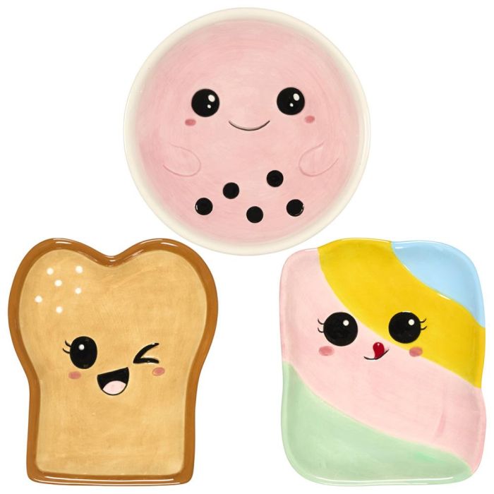 Plato Relieve Kawaii 17,6X15 The Concept Factory 2