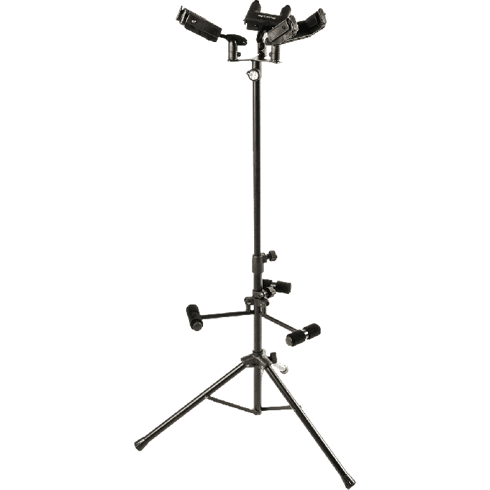 Soporte Guitarra/Bajo Triple Universal Con Autobloqueo De Seguridad 0 Soporte Guitarra/Bajo Triple Universal Con Autobloqueo De Seguridad 0