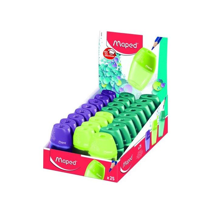 Afilalapiz Maped 1 Uso Shaker Con Deposito Exp.25