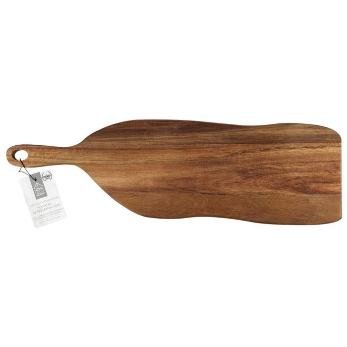 Home Deco Factory Tabla Servir Madera Acacia Cocktail 50x15x1.5 cm 1