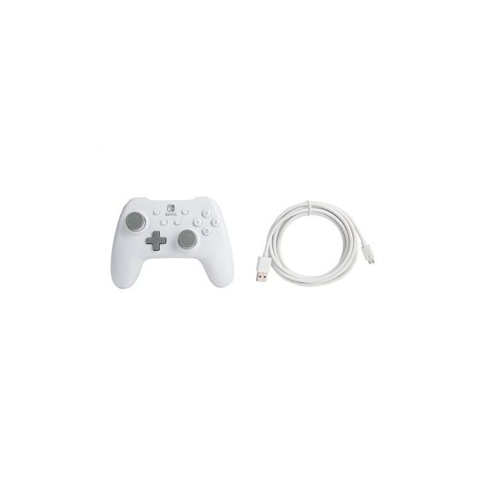 Mando con Cable PowerA para Nintendo Switch - Blanco Mate, Licencia Oficial, Diseño Ergonómico, Ref: 1517033-01 3 Mando con Cable PowerA para Nintendo Switch - Blanco Mate, Licencia Oficial, Diseño Ergonómico, Ref: 1517033-01 3