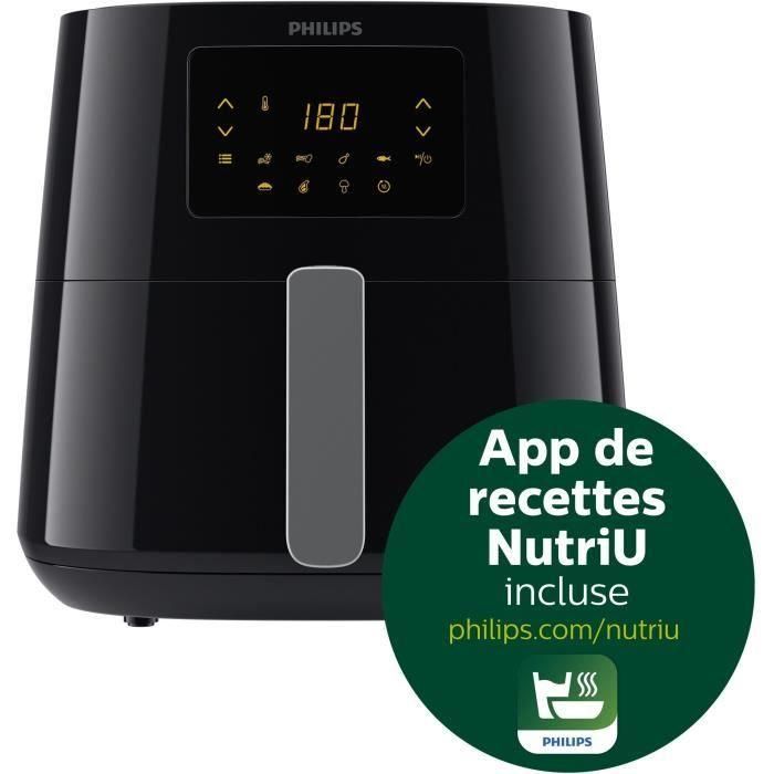 Philips Airfryer XL Oil -Free Fryer 3000 HD9270/70, 1.2 kg, Tecnología Air Rapid, 7 pre -Settlements, Negro