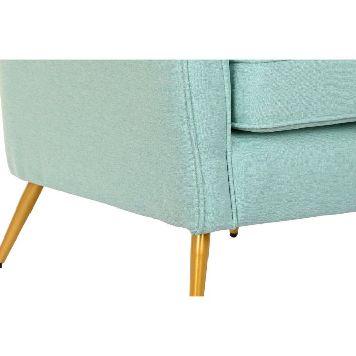 Sillon Scandi DKD Home Decor Verde Jade Dorado 68 x 73 x 70 cm 3