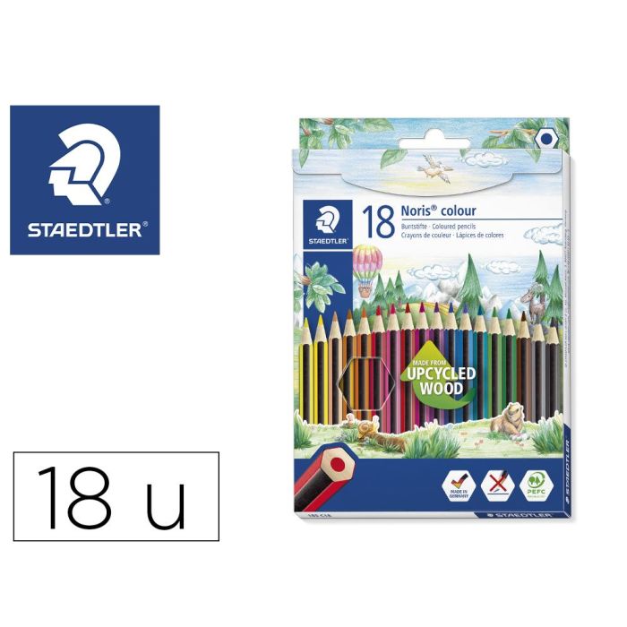 Lápices de colores Staedtler 185 C18 Multicolor 18 Piezas