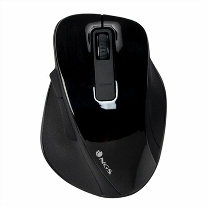 Ratón Inalámbrico Óptico NGS BOWBLACK Negro 1600 dpi (1 unidad) 0 Ratón Inalámbrico Óptico NGS BOWBLACK Negro 1600 dpi (1 unidad) 0