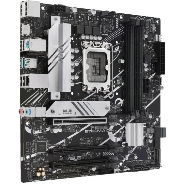 Asus Prime B760M-A D4-CSM 90MB1D00-M1EAYC Placa Base Micro ATX Socket 1700 DDR4 PCIe 4.0 con 2x M.2 y 2.5Gb Ethernet 1