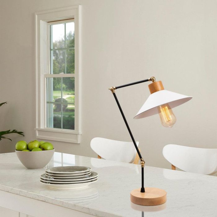 Lámpara de Mesa Vintage Manavgat - N-608 Blanca 1xE27 Sin Bombilla OPV-525NOR2128 3 Lámpara de Mesa Vintage Manavgat - N-608 Blanca 1xE27 Sin Bombilla OPV-525NOR2128 3