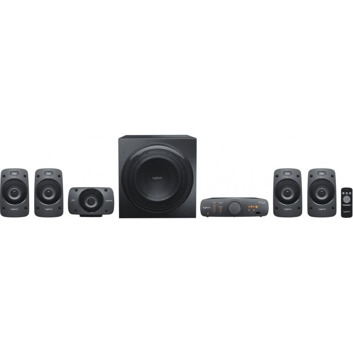 Logitech Z906 Altavoces 5.1 Surround Sound 500W RMS con Certificación THX, Dolby Digital y DTS para PC, MAC, Consolas y TV 14 Logitech Z906 Altavoces 5.1 Surround Sound 500W RMS con Certificación THX, Dolby Digital y DTS para PC, MAC, Consolas y TV 14