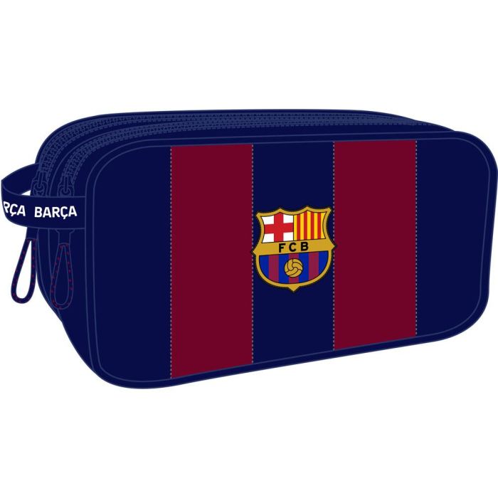 Neceser de Viaje F.C. Barcelona Rojo Azul marino Poliéster 600D 26 x 15 x 12.5 cm