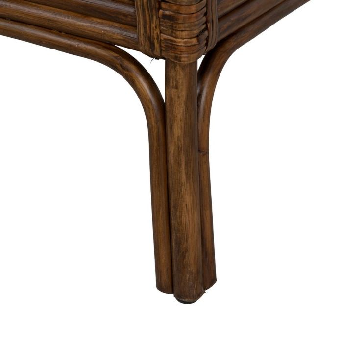 Sillón Marrón Ratán Decoración 82 X 78 X 108 cm