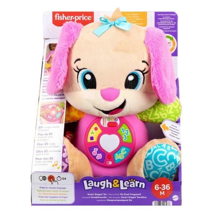Peluche musical de despertar progresivo para hermanas Laugh and Learn de Fisher-Price JFD31 2 Peluche musical de despertar progresivo para hermanas Laugh and Learn de Fisher-Price JFD31 2