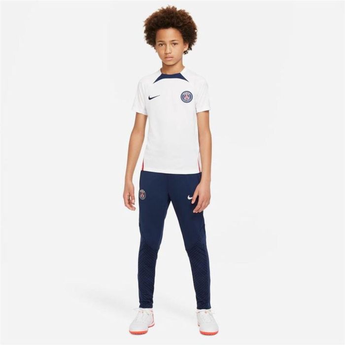 Camiseta de Fútbol de Manga Corta para Niños Nike París Saint-Germain Strike Blanco 1