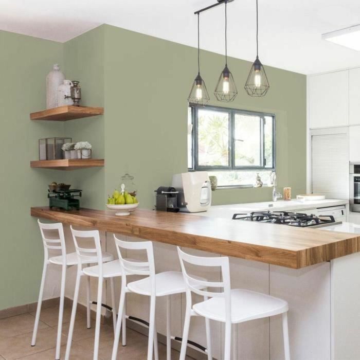 Pintura para cocinas y baños - Verde gaspésie satinado - RIPOLIN - 2 L 2 Pintura para cocinas y baños - Verde gaspésie satinado - RIPOLIN - 2 L 2