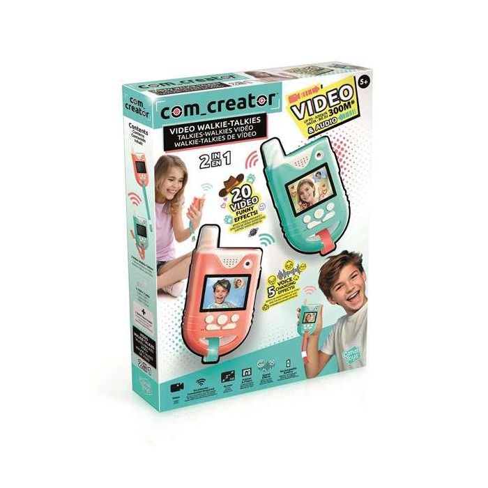 Walkie talkies con videollamada, puedes añadir filtros y efectos de voz. llamadas de audio con alcance de 3 km. 22x30x5.4 cm 2 Walkie talkies con videollamada, puedes añadir filtros y efectos de voz. llamadas de audio con alcance de 3 km. 22x30x5.4 cm 2