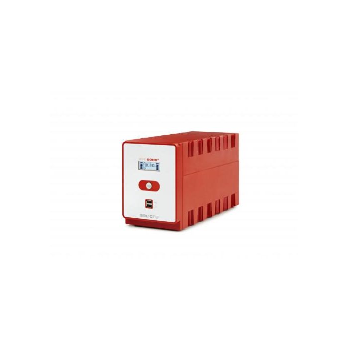 Salicru 647CA000010 UPS SPS SOHO+ Línea Interactiva 1,2 kVA 720W, 5 Salidas AC, USB y AVR Salicru 647CA000010 UPS SPS SOHO+ Línea Interactiva 1,2 kVA 720W, 5 Salidas AC, USB y AVR