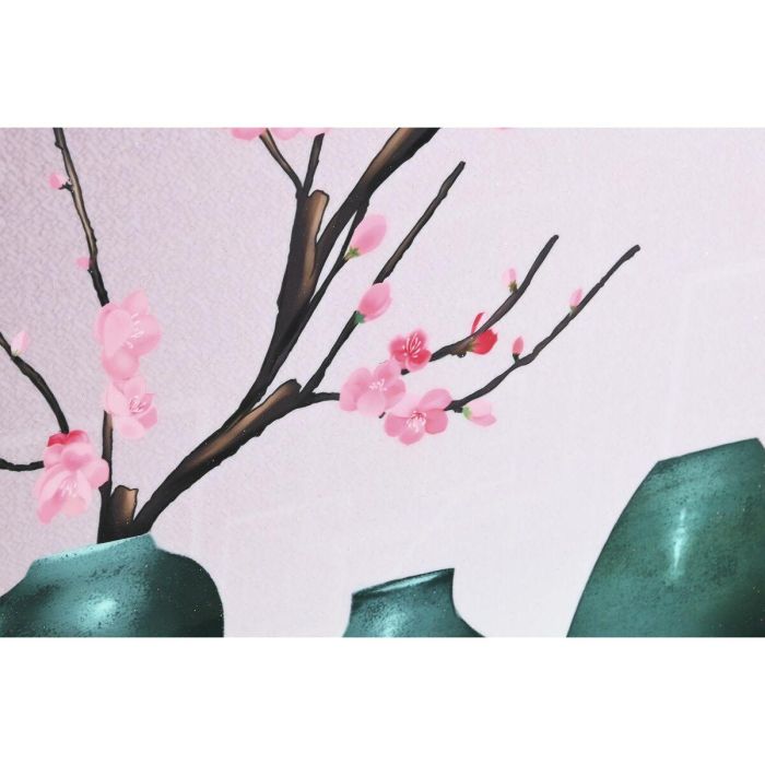 Cuadro Oriental DKD Home Decor Rosa Verde 3 x 80 x 80 cm (2 Unidades) 1 Cuadro Oriental DKD Home Decor Rosa Verde 3 x 80 x 80 cm (2 Unidades) 1