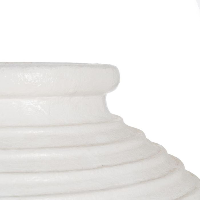 Jarrón Blanco Fibra de Cemento 72 X 72 X 100 cm