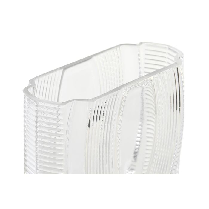 DKD Home Decor Jarrón Transparente 7 x 17 x 16 cm (8 Unidades) 2