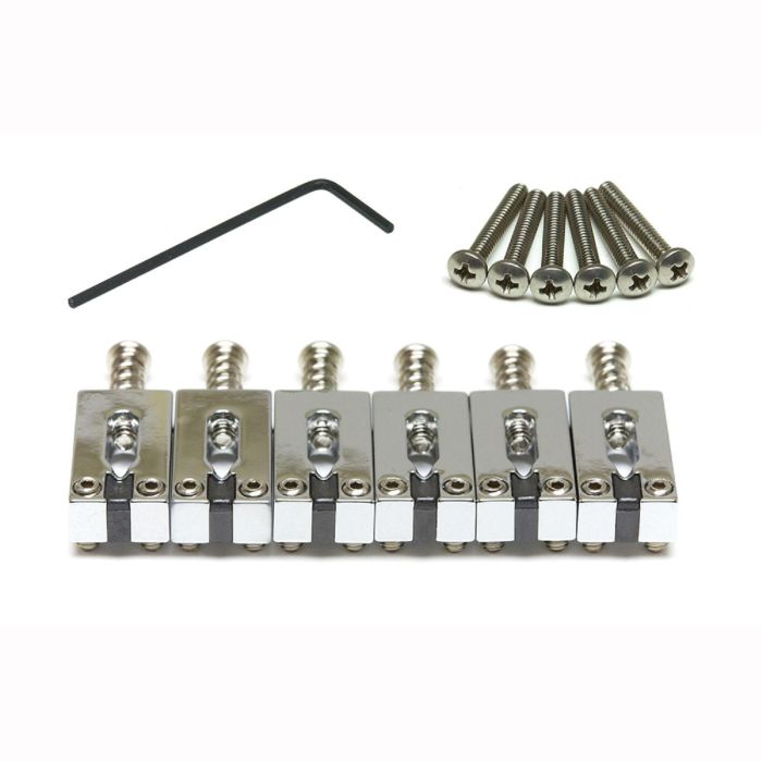 Graphtech String Saver Classics Strat & Tele Style 2 1/16" Chrome (6 Pcs)