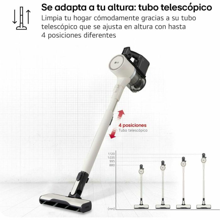Aspirador Escoba Ciclónico Inalámbrico LG CORDZEROA9K-LITE1C 35 Aspirador Escoba Ciclónico Inalámbrico LG CORDZEROA9K-LITE1C 35