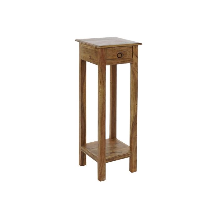 DKD Home Decor Telefonera Colonial de Madera Maciza de Acacia Natural con 1 Cajón y 1 Estantería 30x30x86 cm 0 DKD Home Decor Telefonera Colonial de Madera Maciza de Acacia Natural con 1 Cajón y 1 Estantería 30x30x86 cm 0