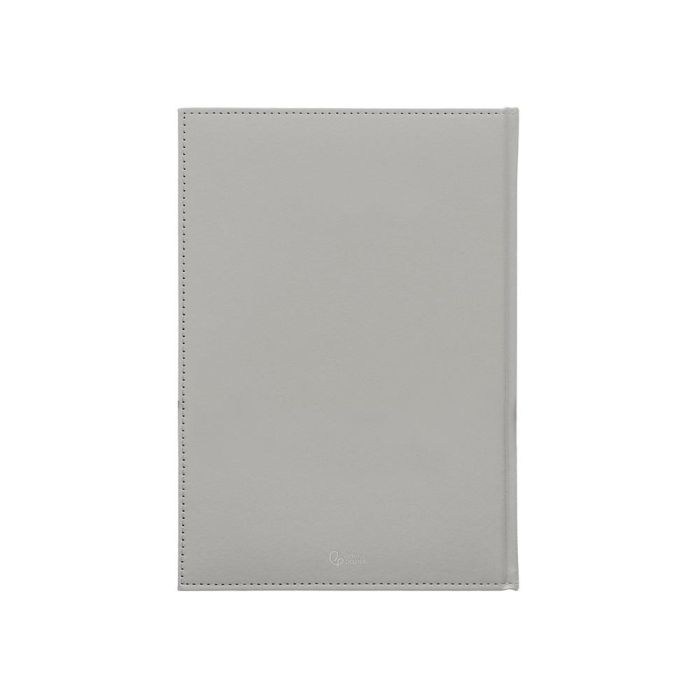 Agenda Encuadernada Liderpapel Creta 170x240 mm 2025 Dia Pagina Color Gris Papel 70 gr 2